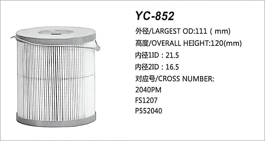 Diesel Fuel Filter YC-852