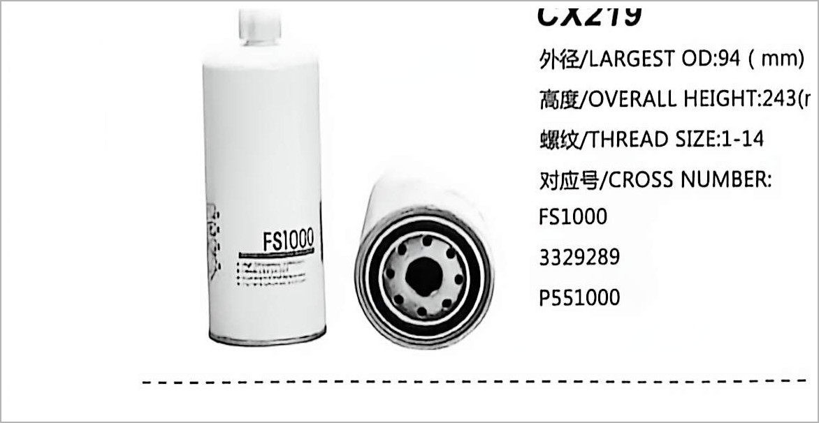 Filter Bahan Bakar Diesel CX219
