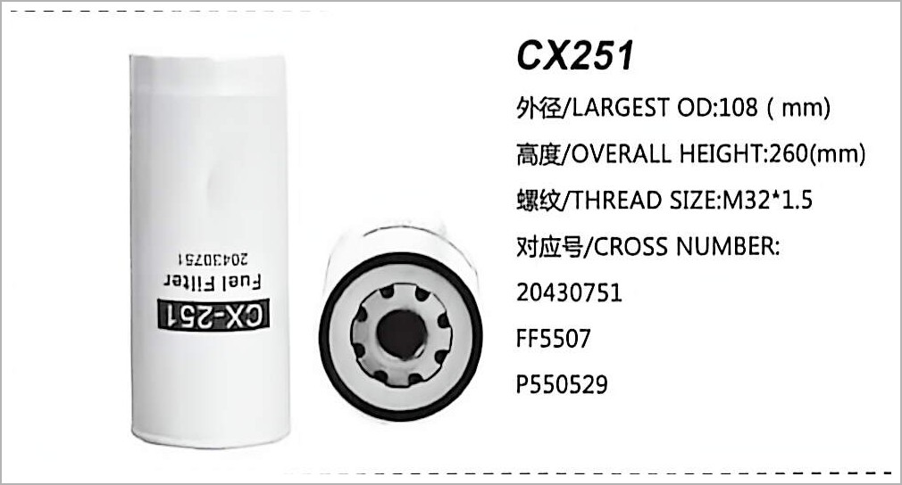 Filtro de Combustível Diesel CX251