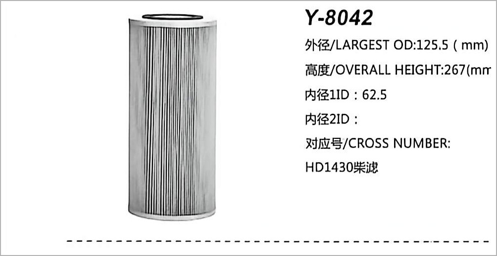 Filtro de Combustível Diesel Y-8042