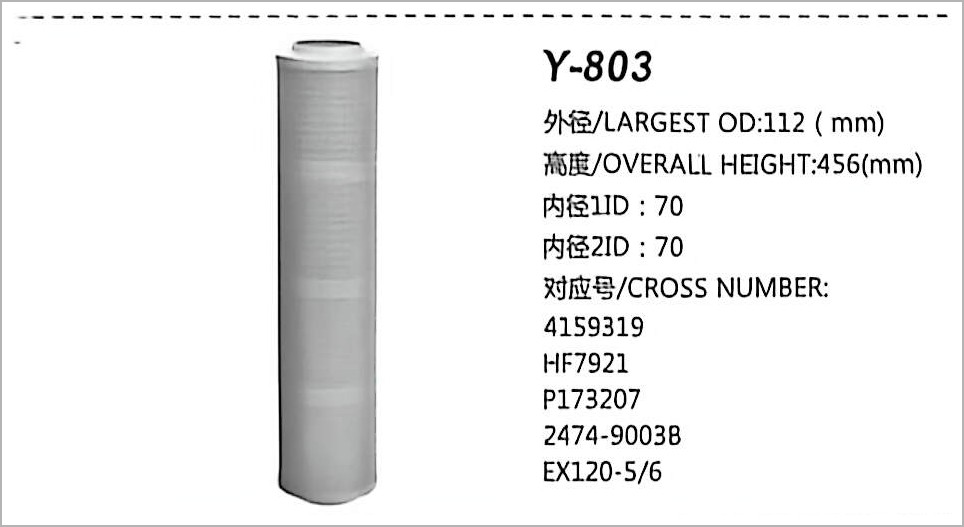 液压油滤芯 Y-803