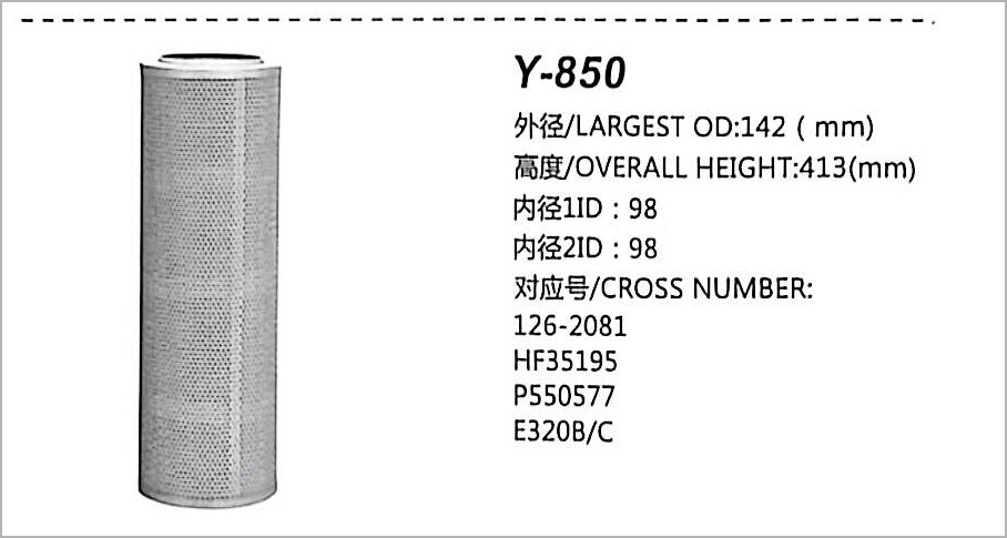 Filtro de Combustível Diesel Y-850