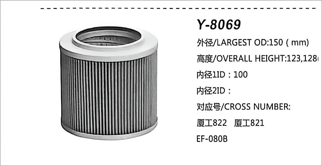 Hydraulic Oil Filter Y-8069