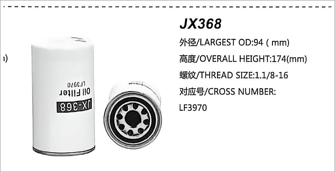 Filter Oli Spin-on JX368